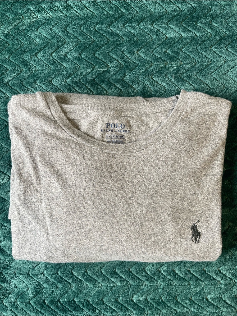 Polo by Ralph Lauren Light Gray Long Sleeve Shirt